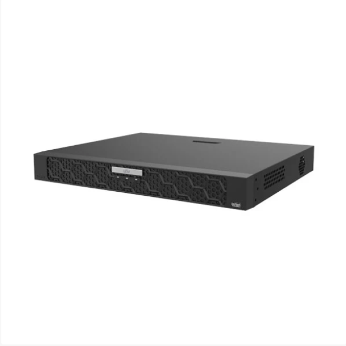 UNV 16-Channel 16MP UltraHD NDAA Compliant PoE NVR with 2 SATA HDD Bays